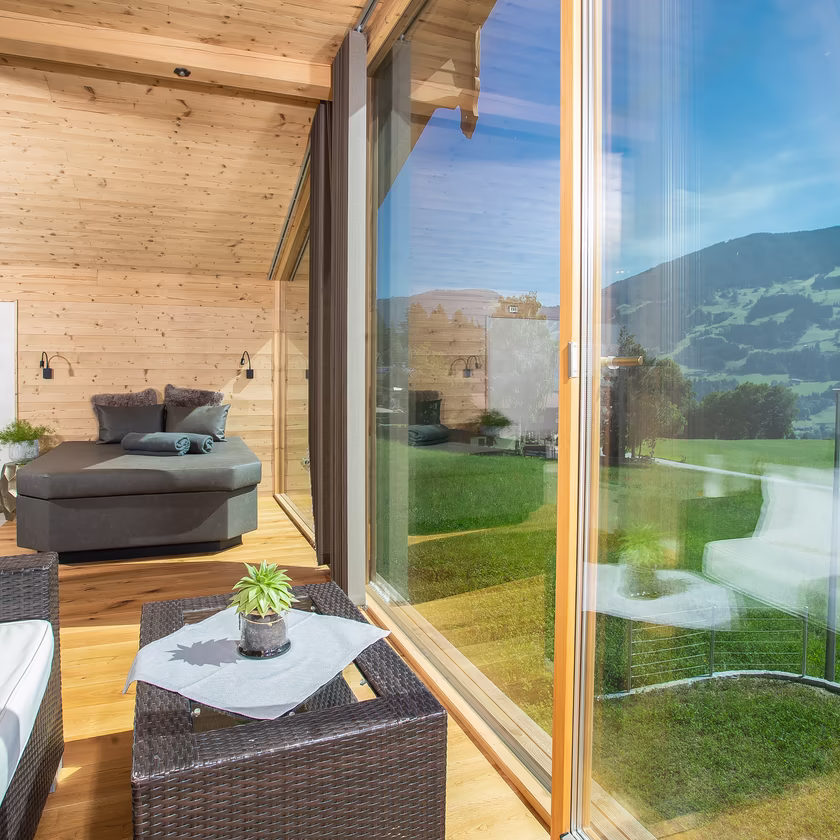 Ausblick vom Ruhebereich © Bildlmacher